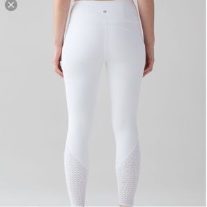 Lululemon Anew White Leggins